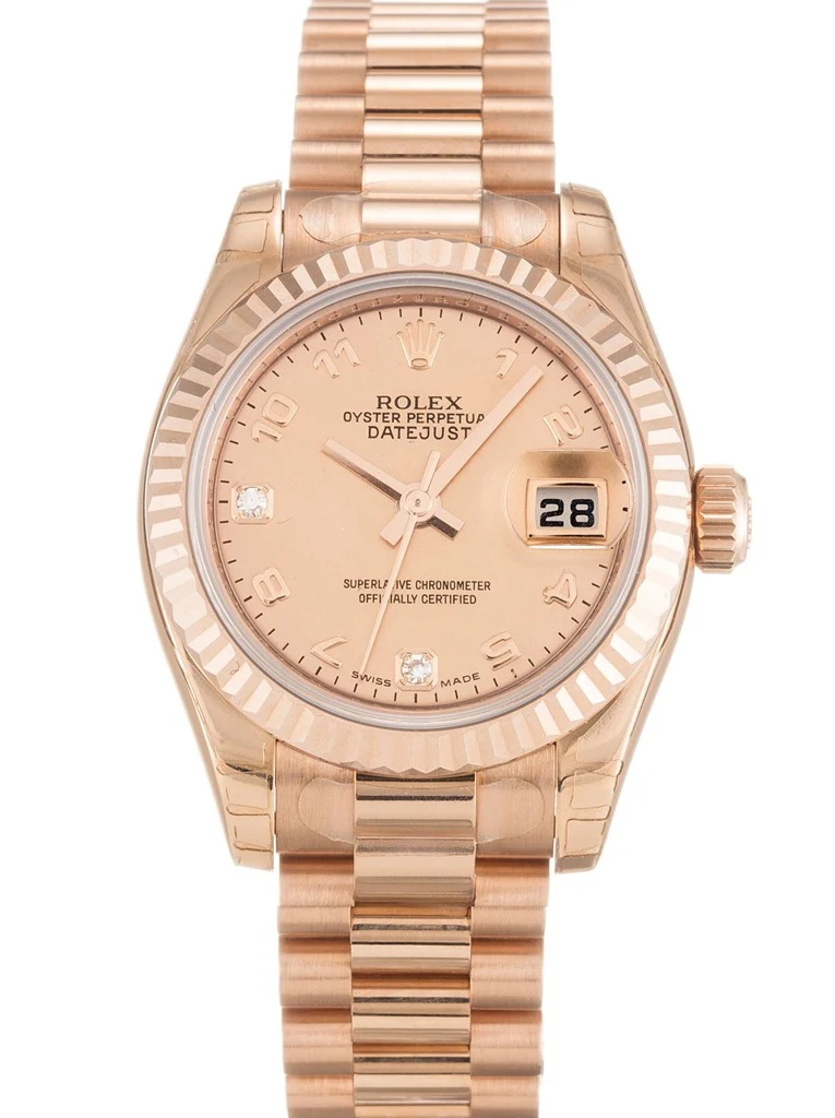 Lady-Datejust Perlmutt - Goldstaubeffekt Zifferblatt 179175F