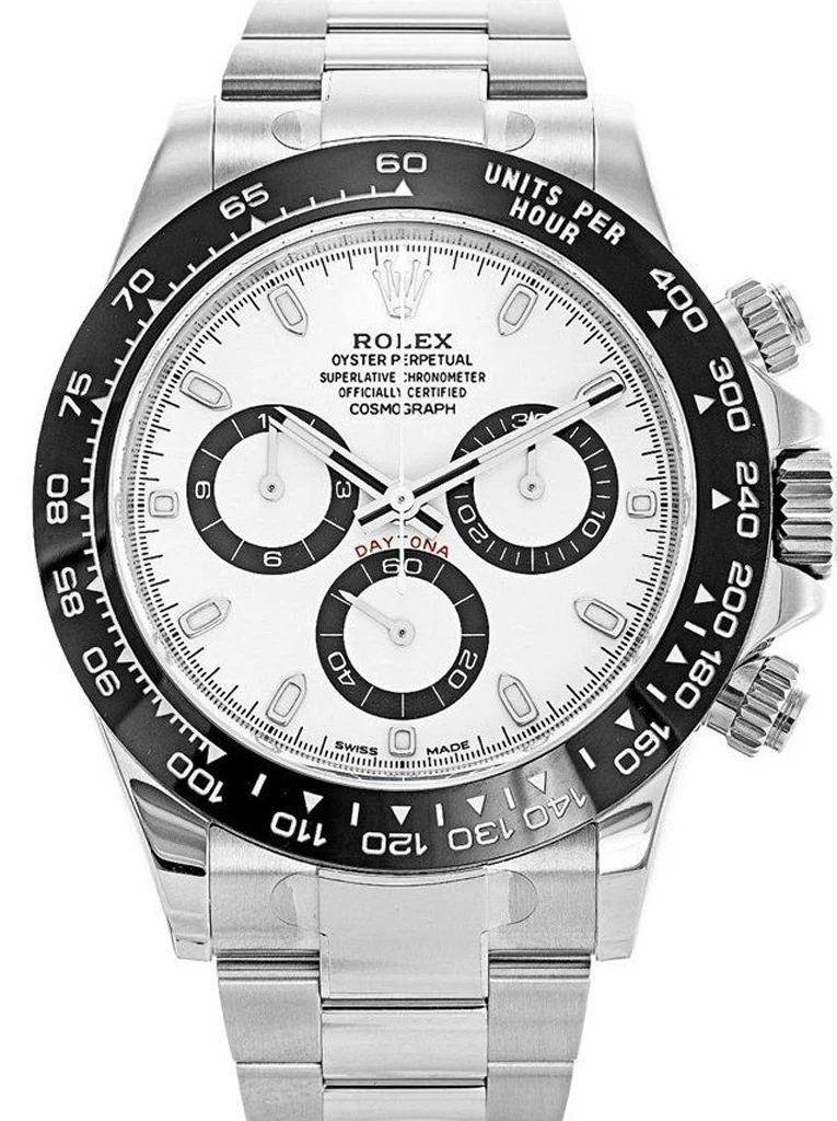 Superclone Daytona "Panda" weißes Zifferblatt 116500LN