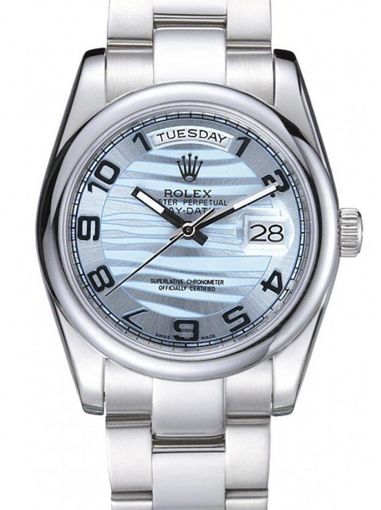Day-Date blaues Zifferblatt 7470
