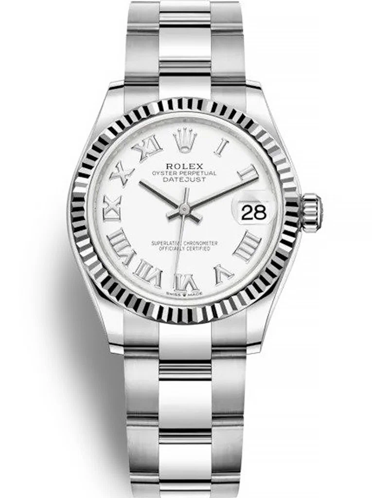 Datejust weißes Zifferblatt 278274