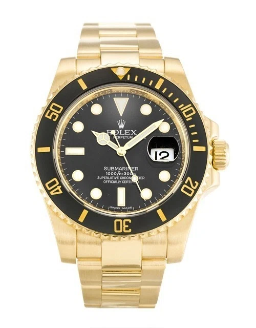 Submariner schwarzes Zifferblatt 116618LN