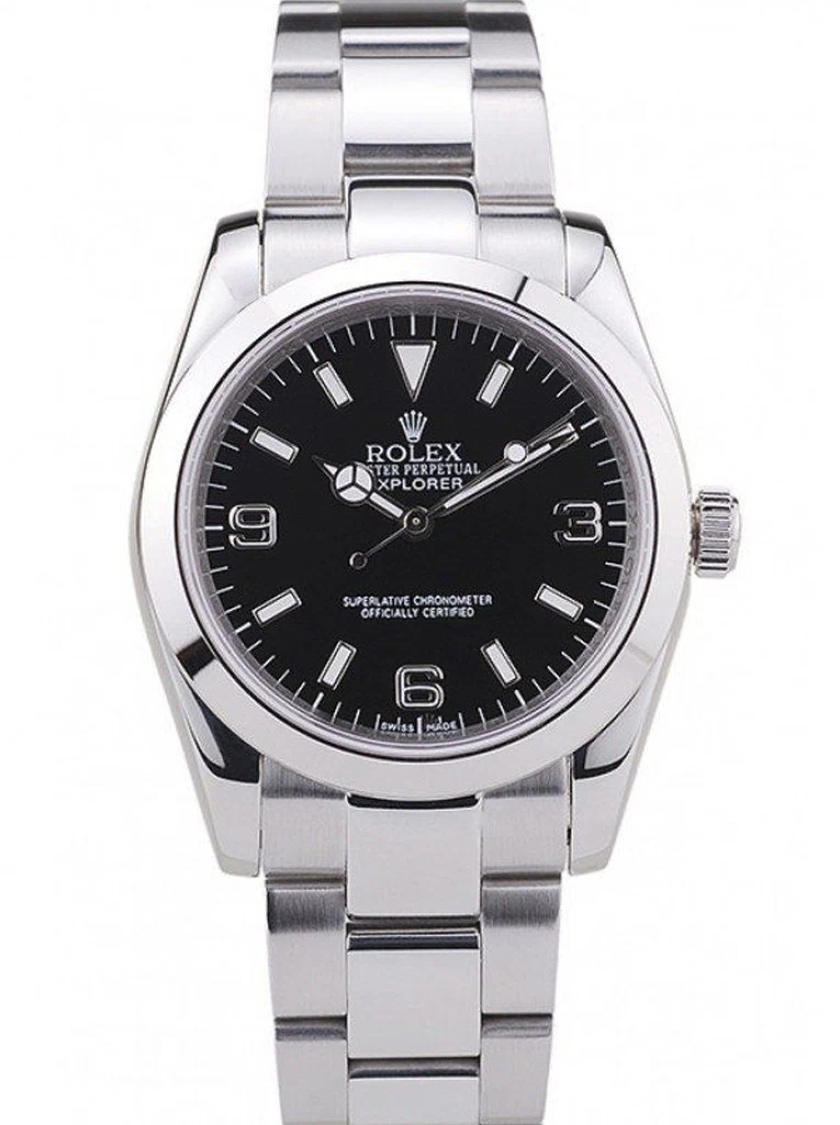 Superclone Explorer schwarzes Zifferblatt SRL156 14270