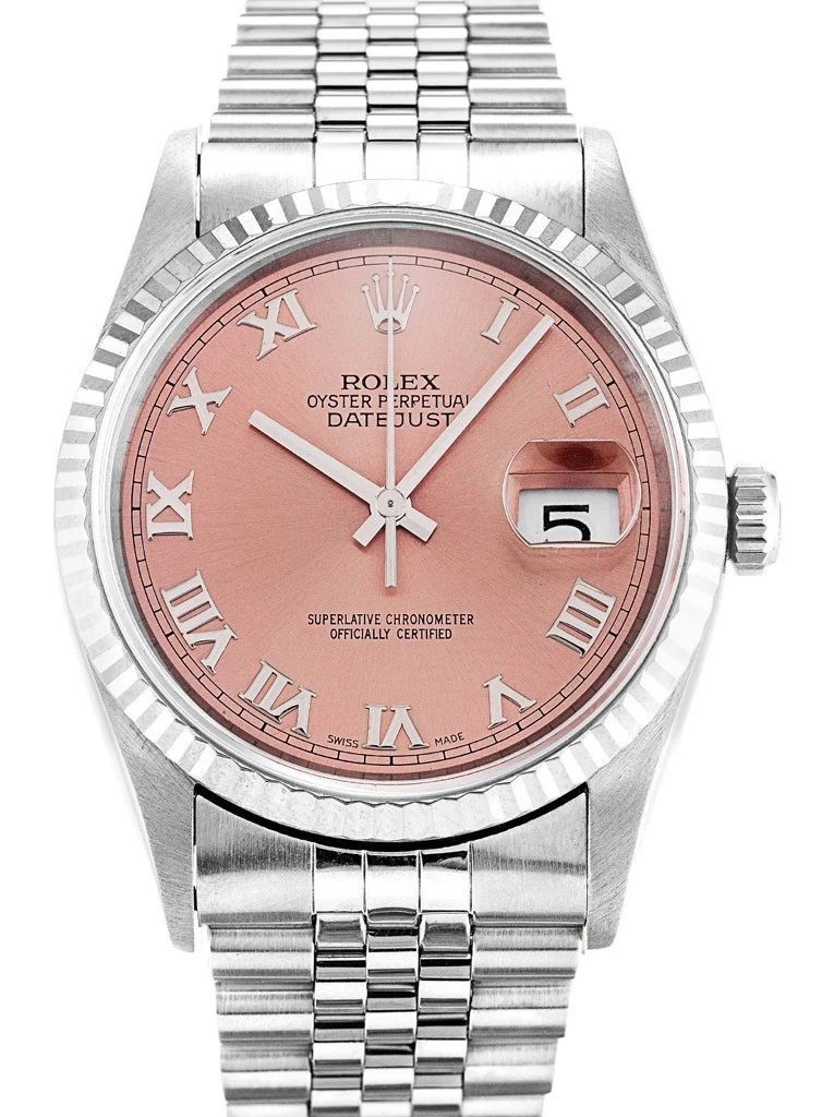 Datejust rosafarbenes Zifferblatt 16234