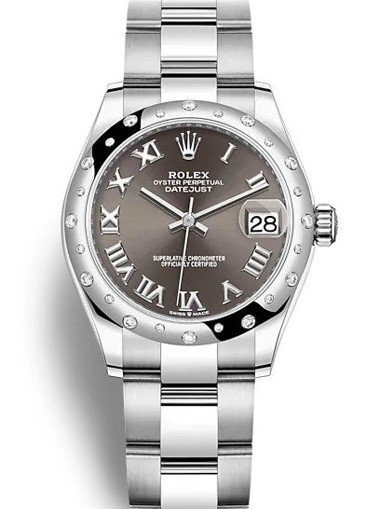 Datejust dunkelgraues Zifferblatt 278344RBR