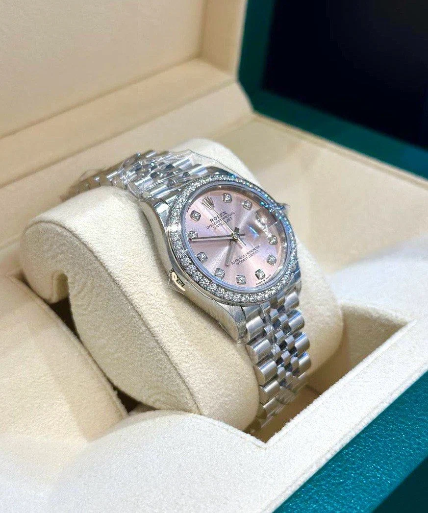 Datejust rosafarbenes Zifferblatt 278384RBR Designdetail