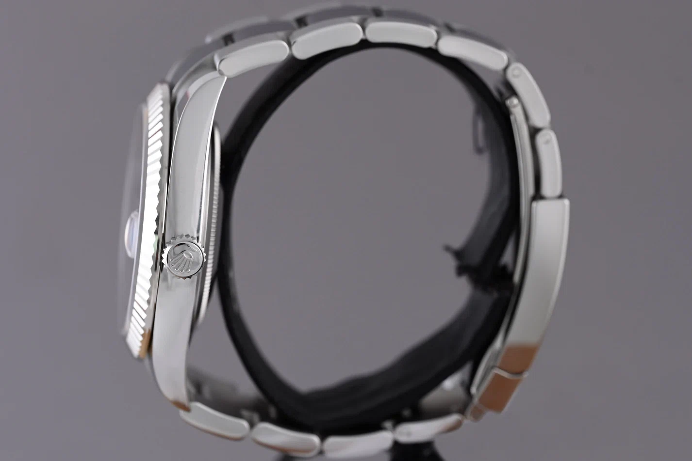 Datejust blaues Zifferblatt 126334 Oyster Detailansicht