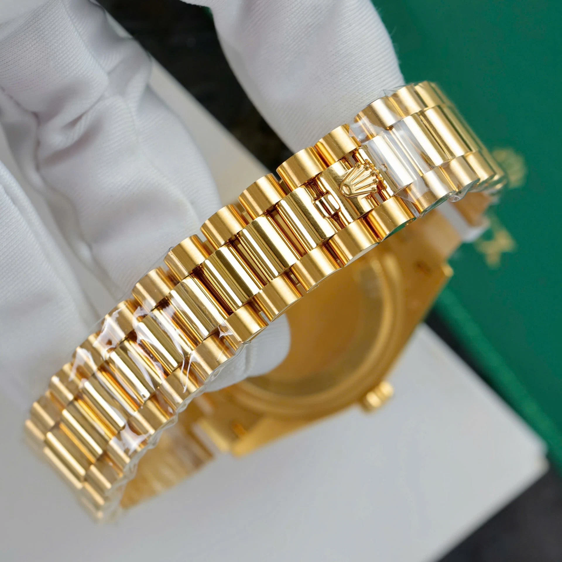 Rolex Day-Date mit Diamantbesatz-Pavé Zifferblatt 128348rbr-0030 36 mm – Superclone – Bild 10