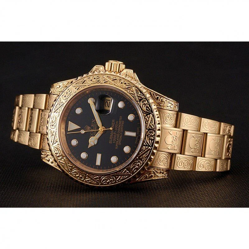 Submariner schwarzes Zifferblatt 1454071 Nahaufnahme