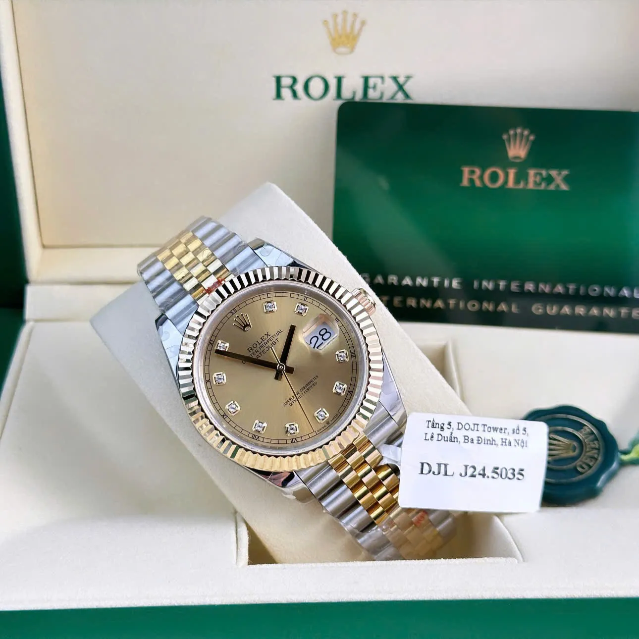 Rolex Datejust II goldfarbenes Zifferblatt 116333 41 mm – Replik – Bild 3