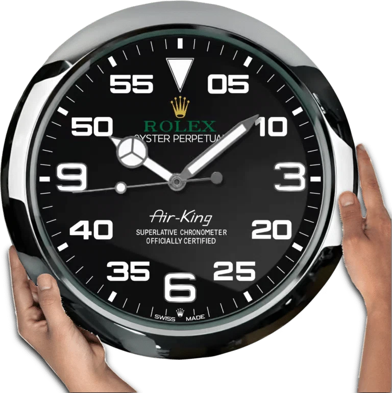 Wanduhr – AIR KING OYSTER PERPETUAL Perspektivansicht