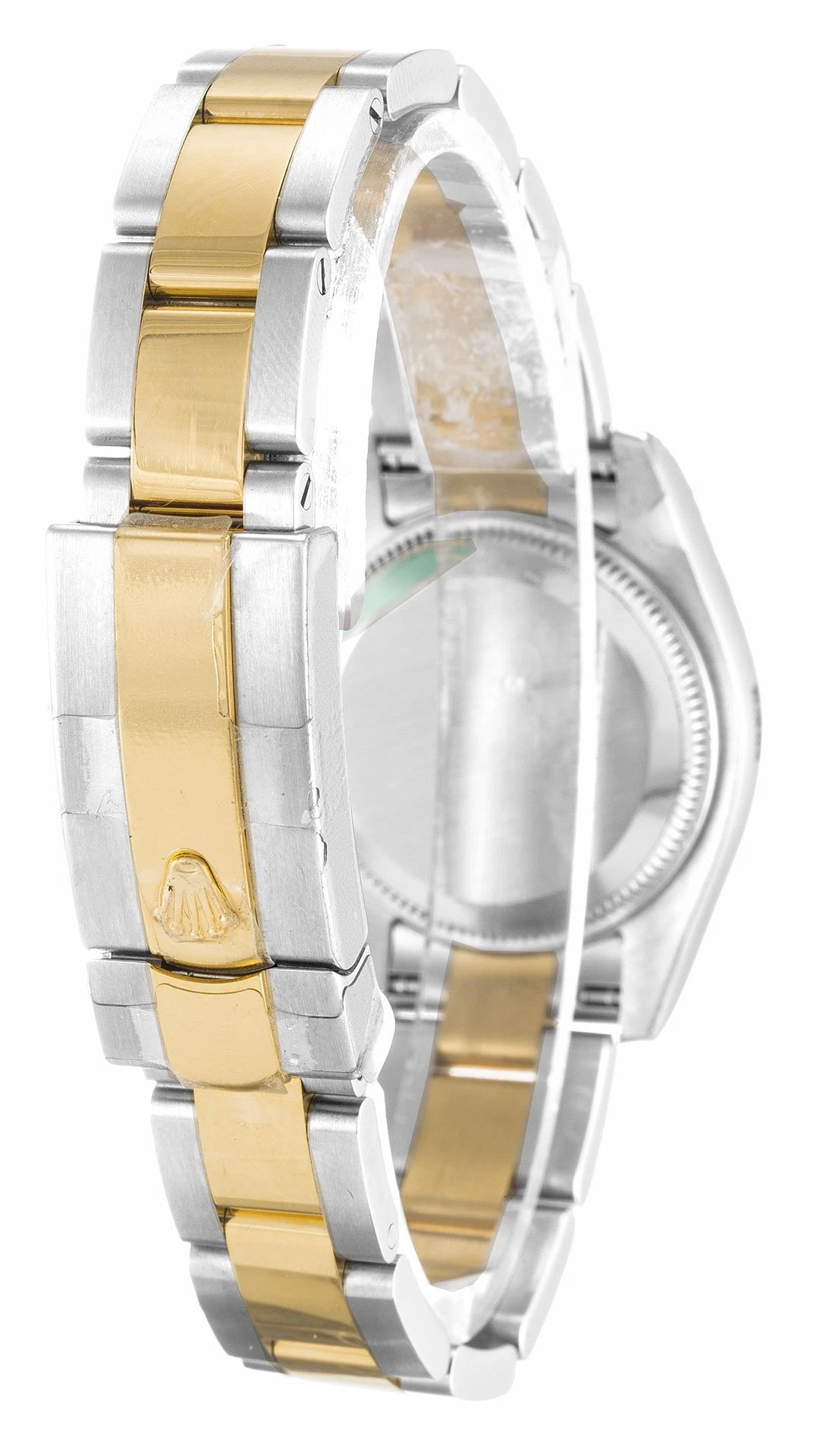 Lady-Datejust weißes Zifferblatt 179173 Profilansicht