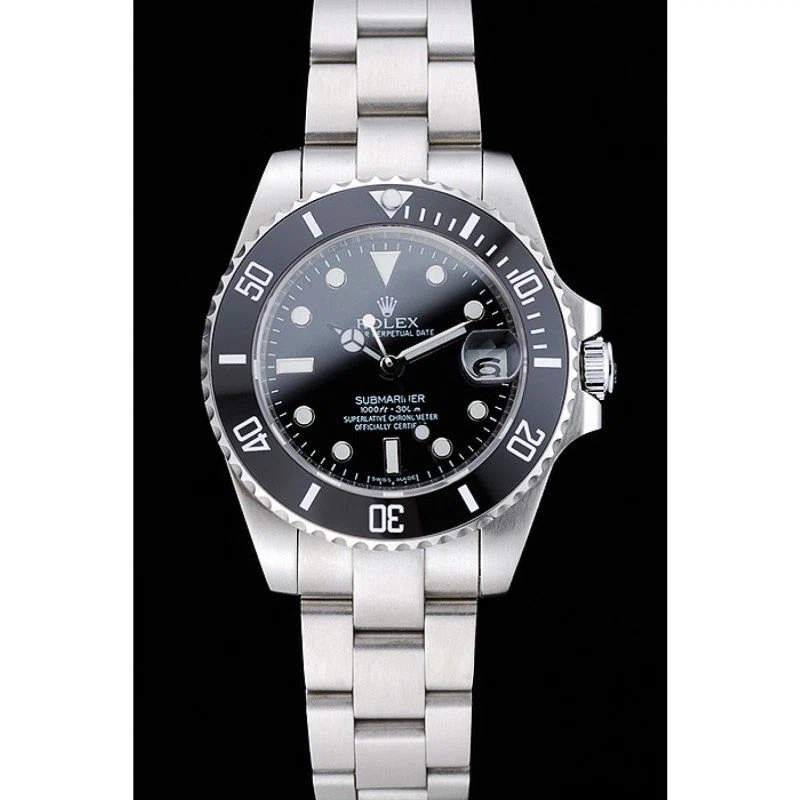 Submariner schwarzes Zifferblatt 1454153 Perspektivansicht