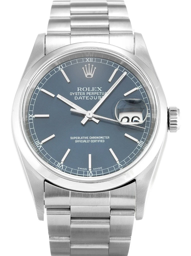 Datejust blaues Zifferblatt 16200