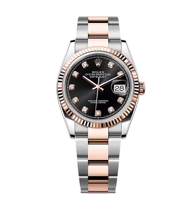 Rolex Datejust rosafarbenes Zifferblatt 126231-0020 36 mm