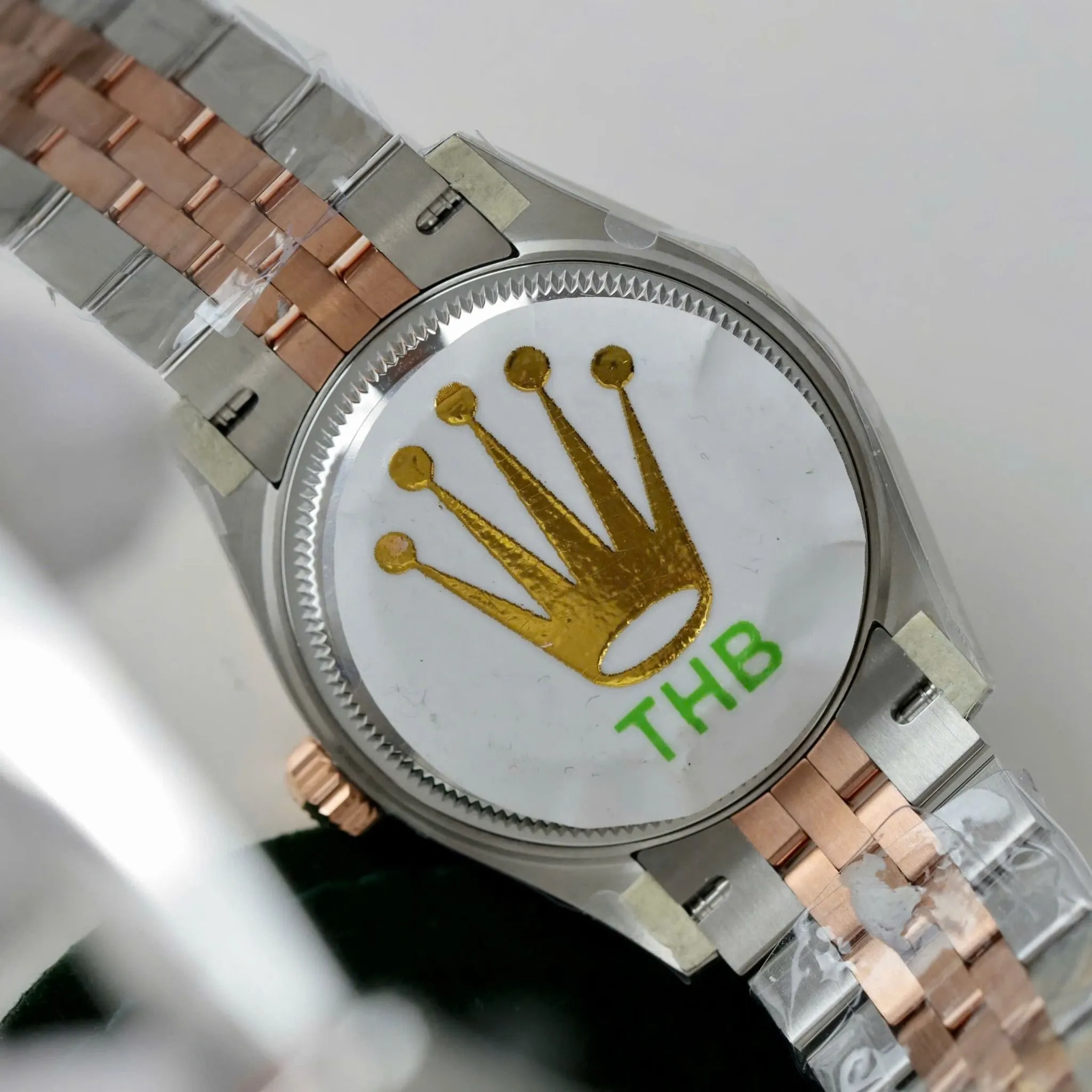 Datejust schiefergraues Zifferblatt Geriffelt Lünette Jubilee Armband