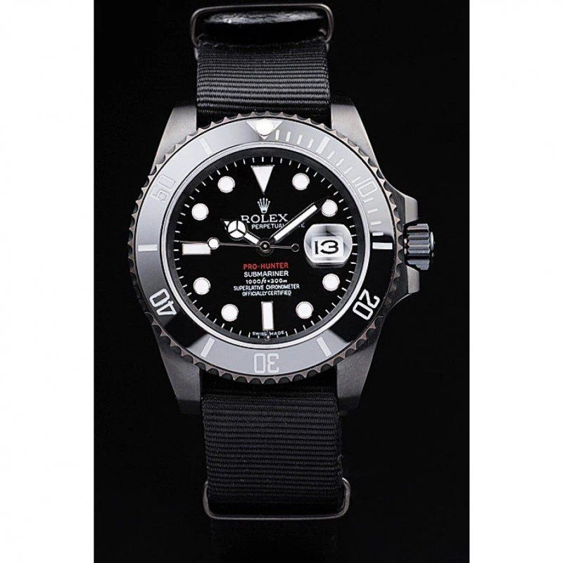 Superclone Submariner schwarzes Zifferblatt REP016826 Perspektivansicht