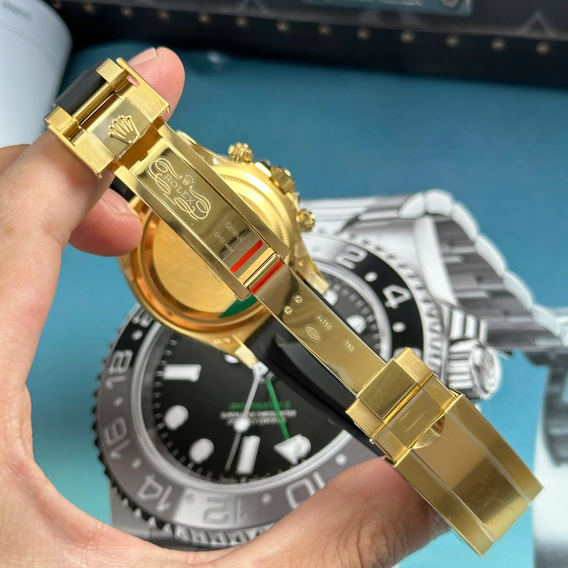 Superclone Daytona 126518LN Tiffany Zifferblatt Verarbeitungsdetail