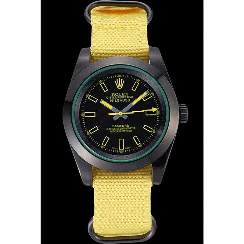 Milgauss schwarzes Zifferblatt 621999 Perspektivansicht