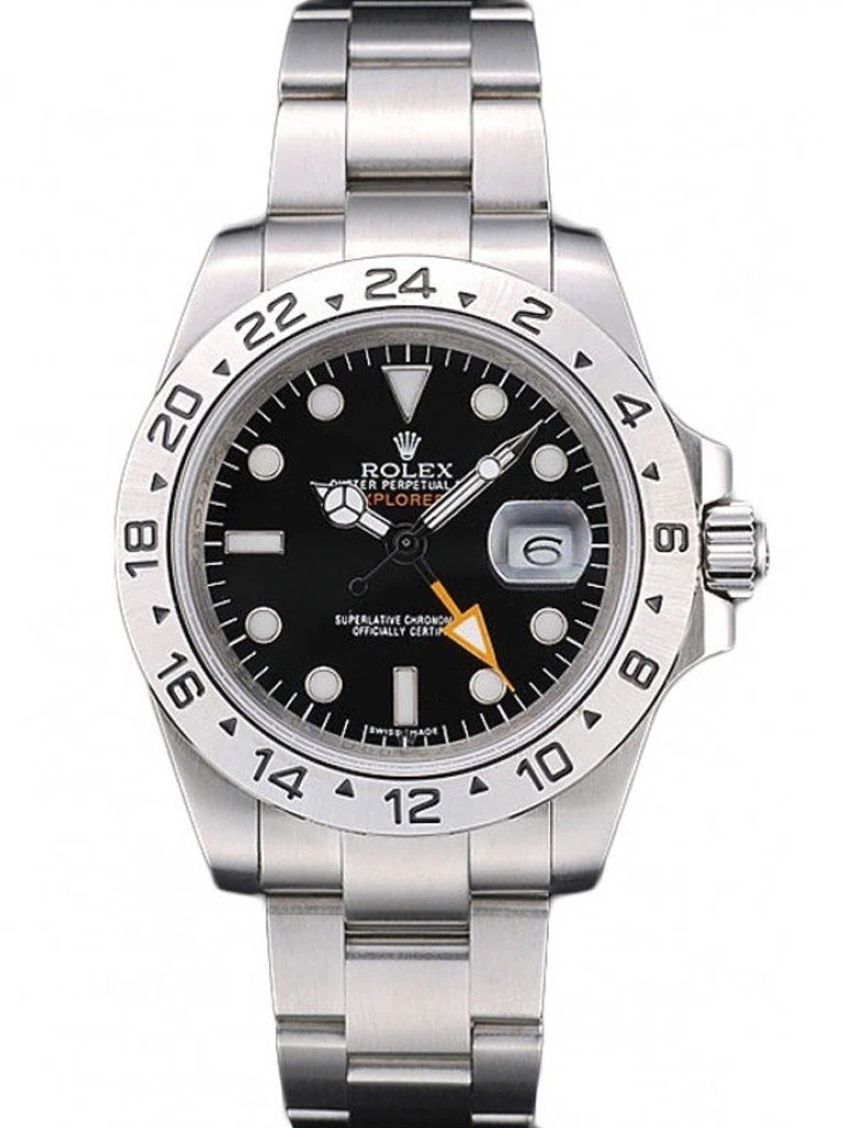 Superclone Explorer schwarzes Zifferblatt REP016820