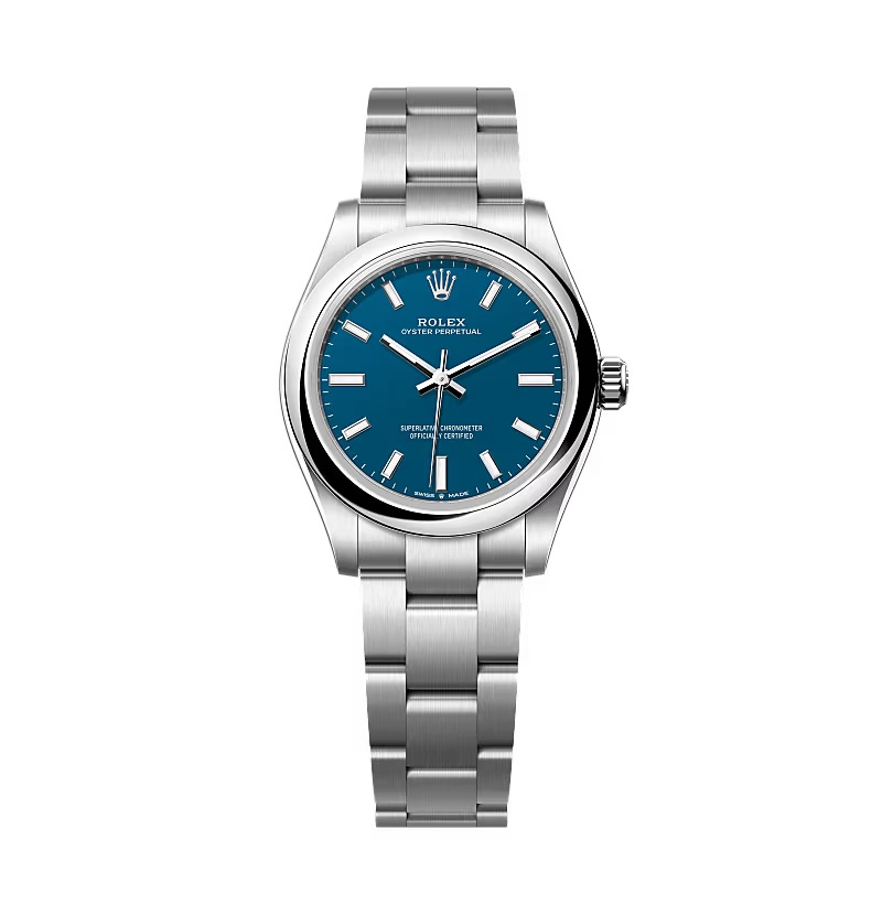 Rolex Oyster Perpetual 277200 mittelblaues Zifferblatt-31