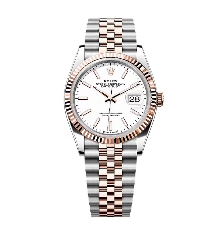 Rolex Datejust weißes Zifferblatt 126231-0017 36 mm