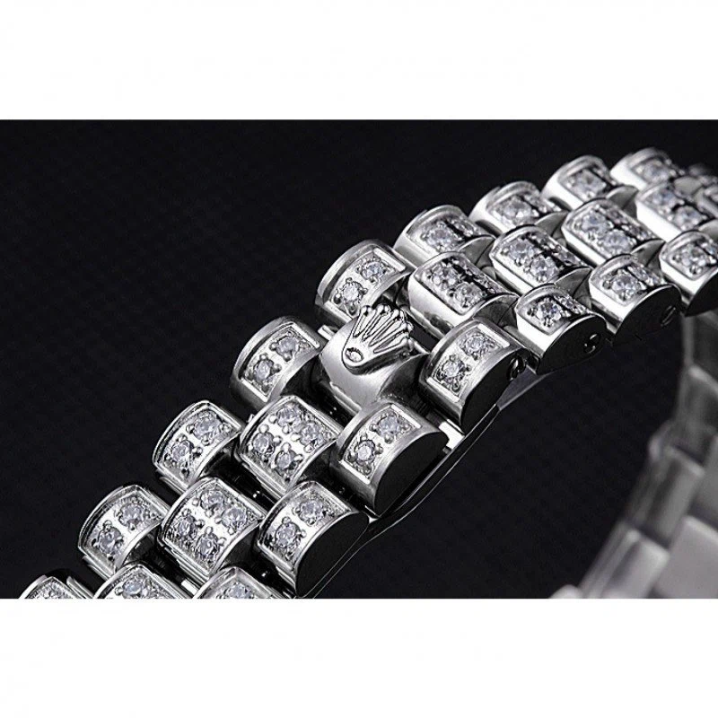 Superclone Datejust silberfarbenes Zifferblatt 622022 Detailansicht
