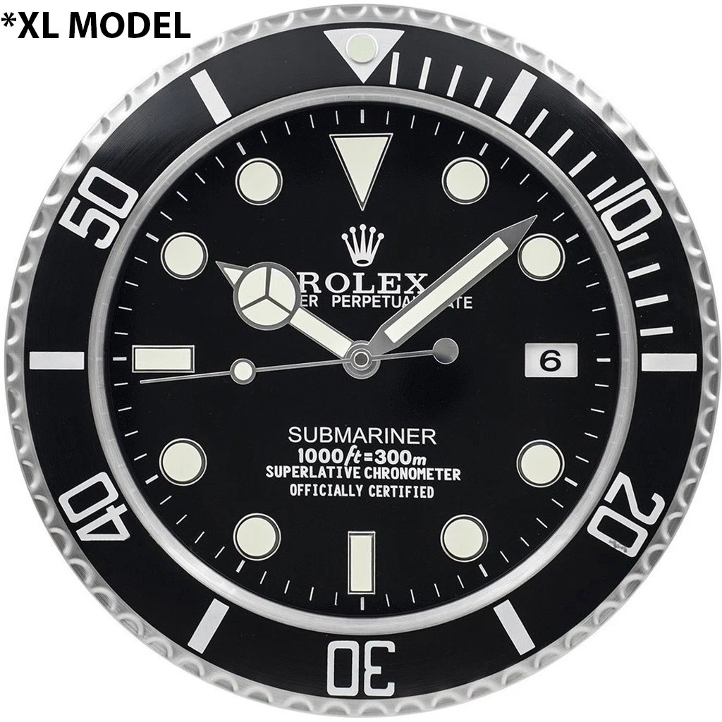 Wanduhr – “XL” SUBMARINER Perspektivansicht
