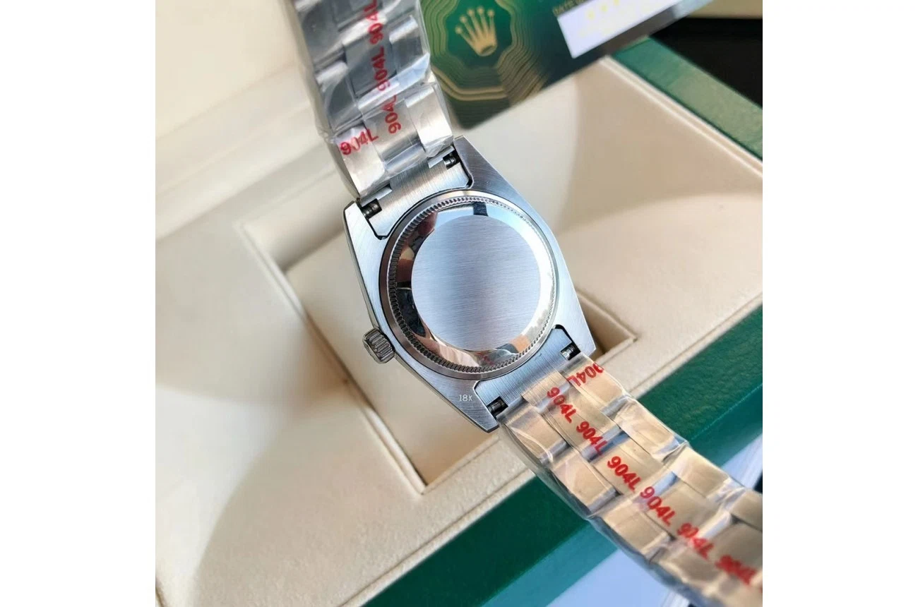 Oyster Perpetual Edelstahl/Edelstahl Tiffany Blau/Stabindizes Stilansicht