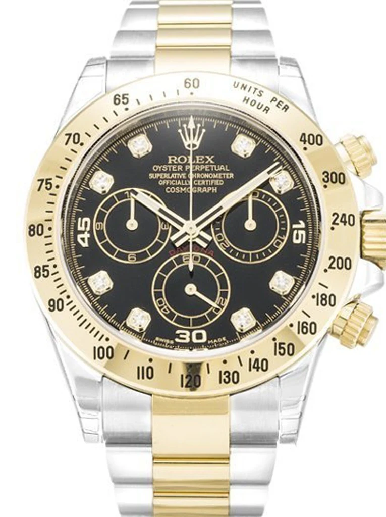 Daytona schwarzes Zifferblatt 116523/2