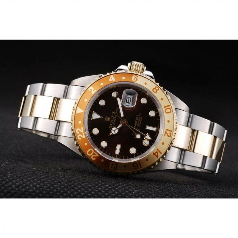 GMT-Master II schwarzes Zifferblatt PR151515 Designdetail