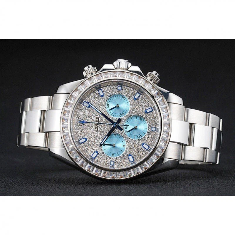 Daytona silberfarbenes Zifferblatt 1454251 Nahaufnahme