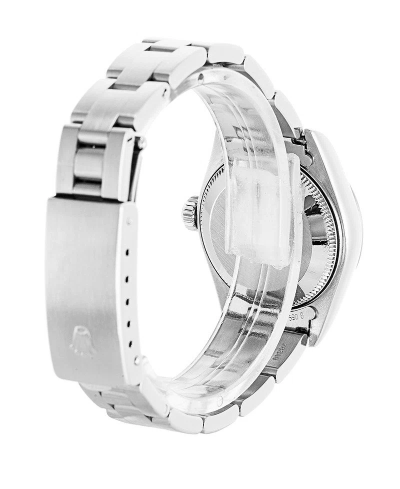 Datejust schwarzes Zifferblatt 69160 Perspektivansicht