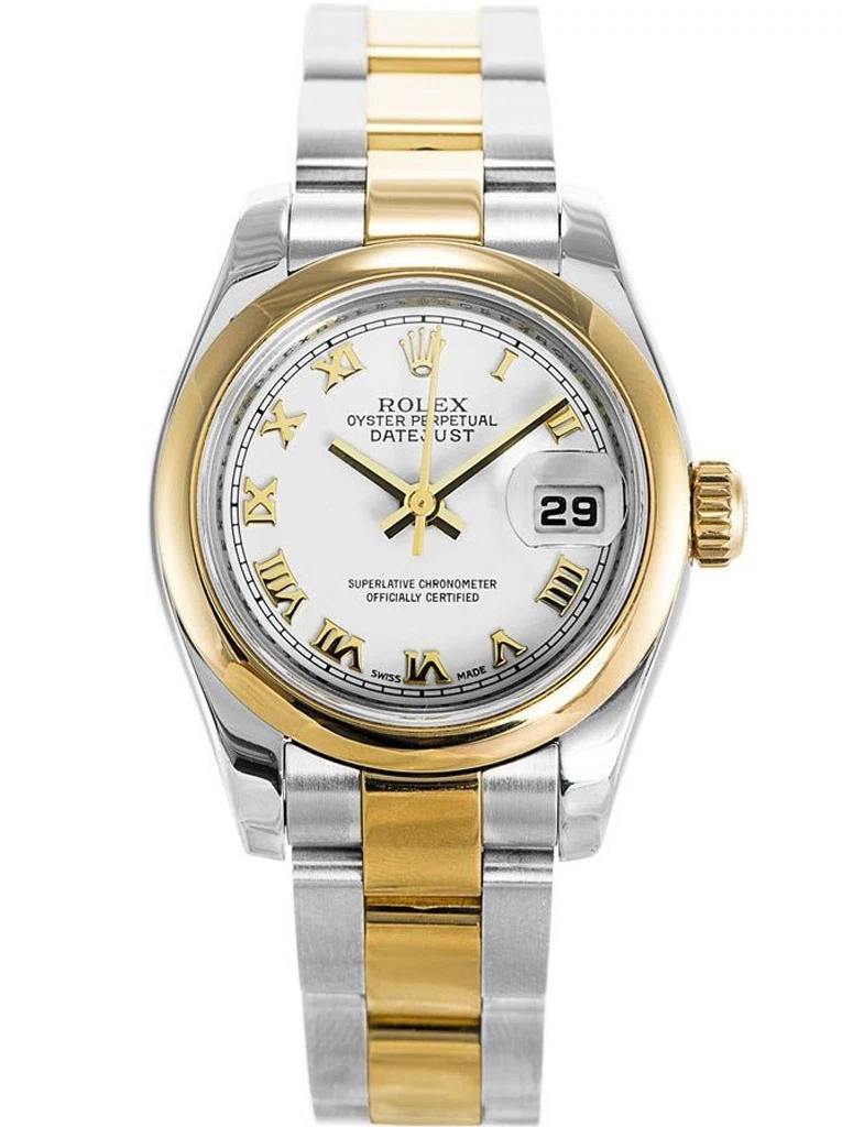 Datejust weißes Zifferblatt 179163