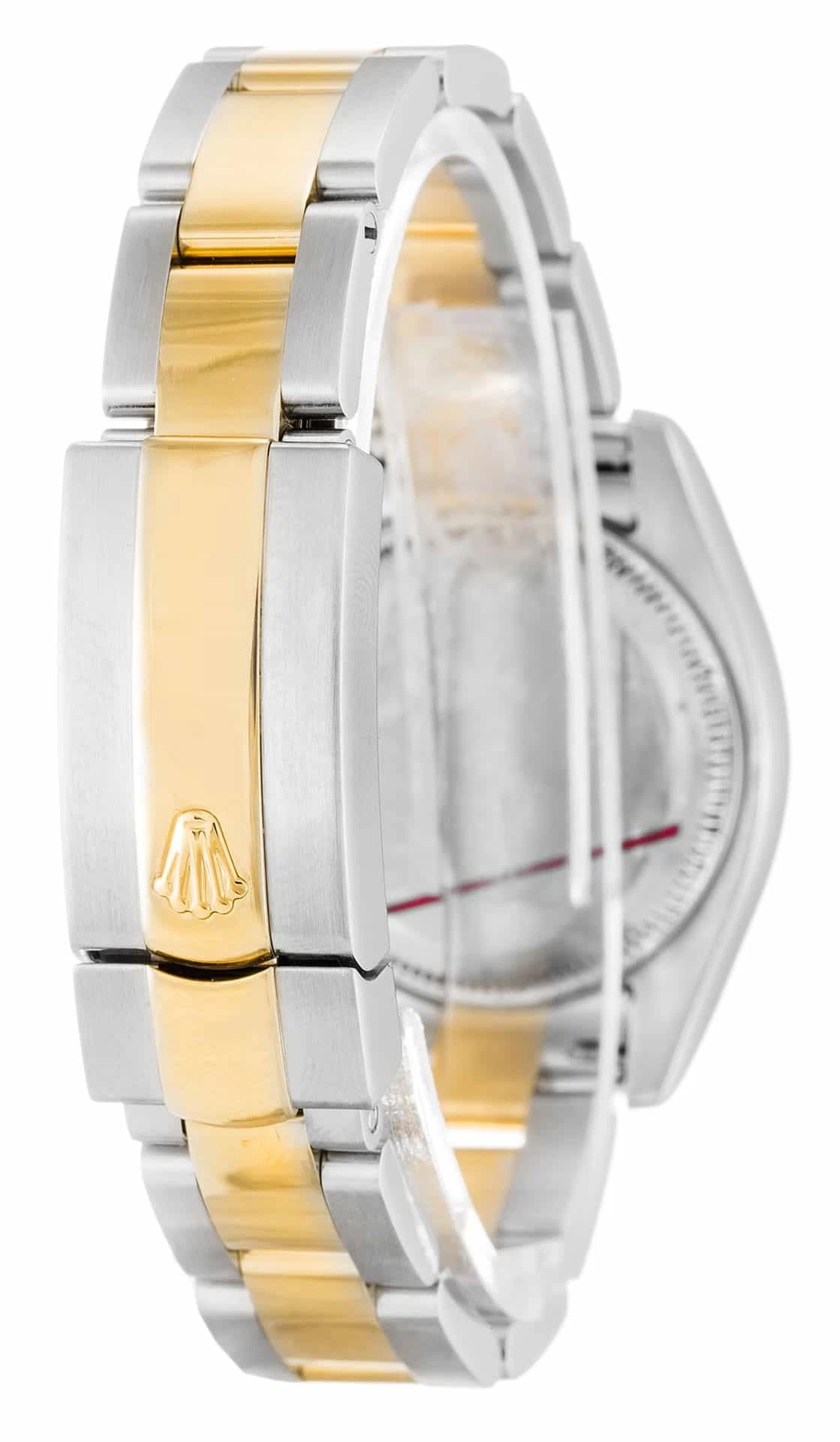 Lady-Datejust weißes Zifferblatt 179163 Schrägansicht
