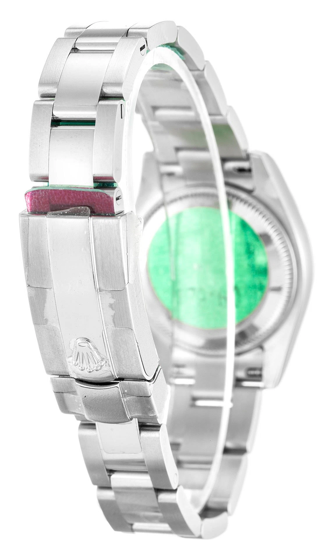 Lady-Datejust weißes Zifferblatt 179160 Schrägansicht