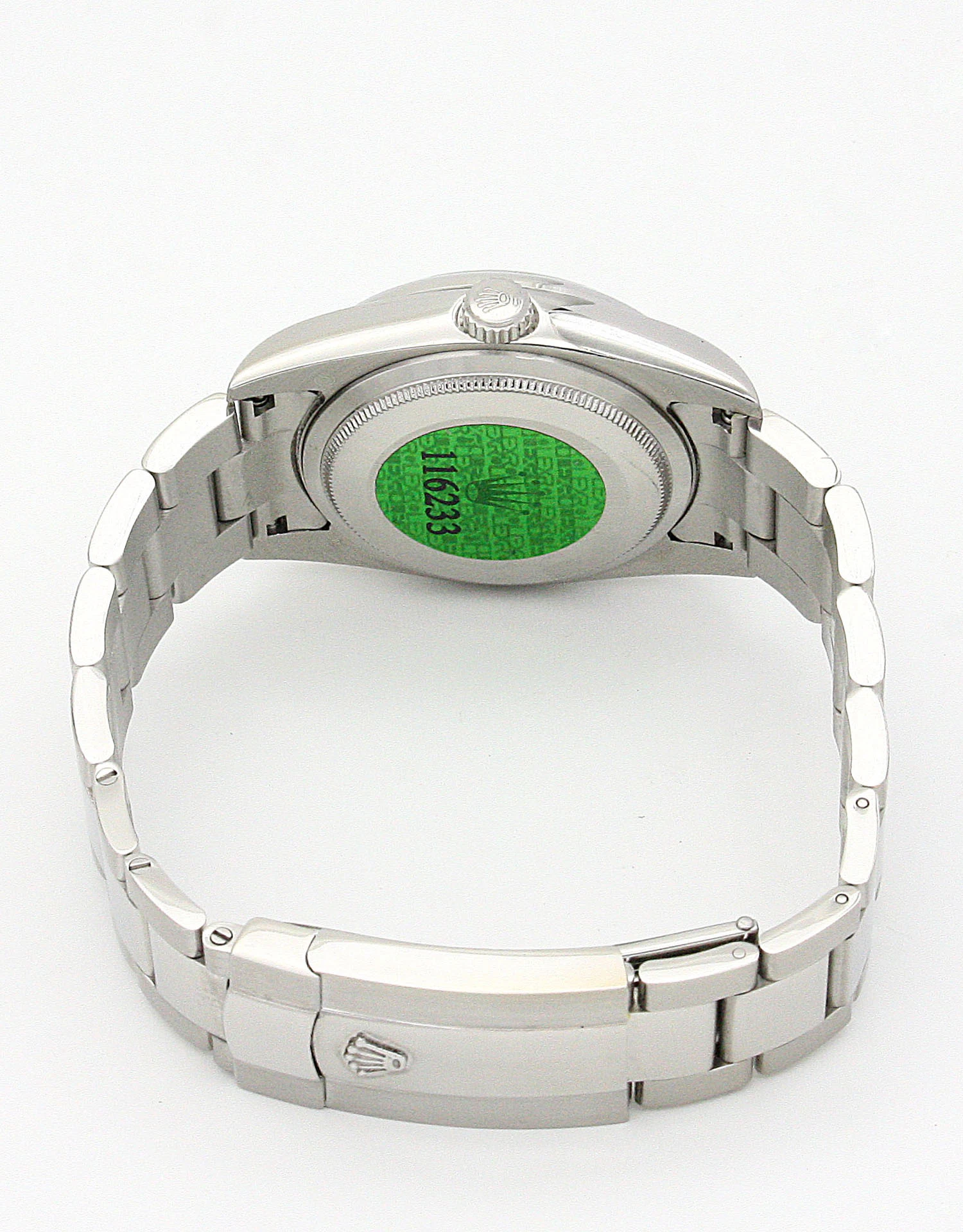 Oyster Perpetual Lady schwarzes Zifferblatt 177200-2 Nahaufnahme
