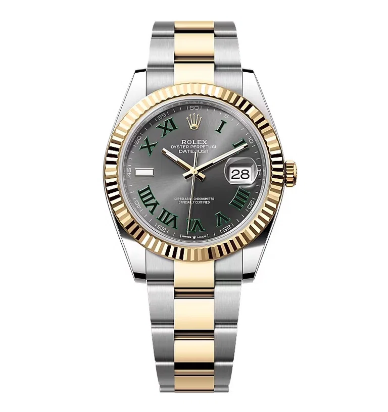 Rolex Datejust schiefergraues Zifferblatt mit römischen Indizes 126333-0019 41 mm
