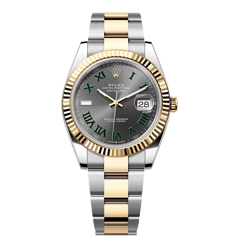 Rolex Datejust schiefergraues Zifferblatt mit römischen Indizes 126333-0019 41 mm