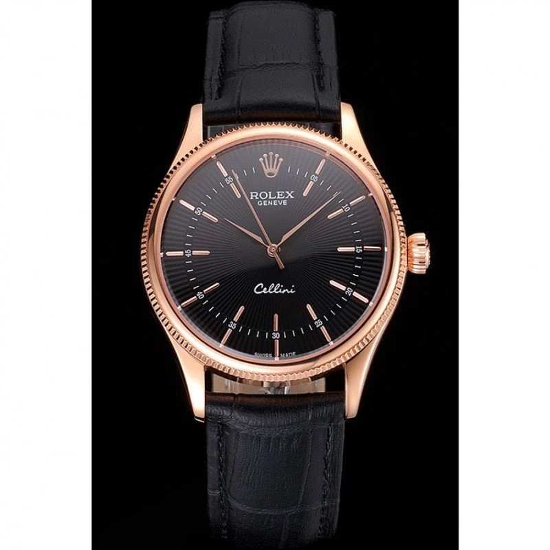 Superclone Cellini schwarzes Zifferblatt REP016815 Perspektivansicht