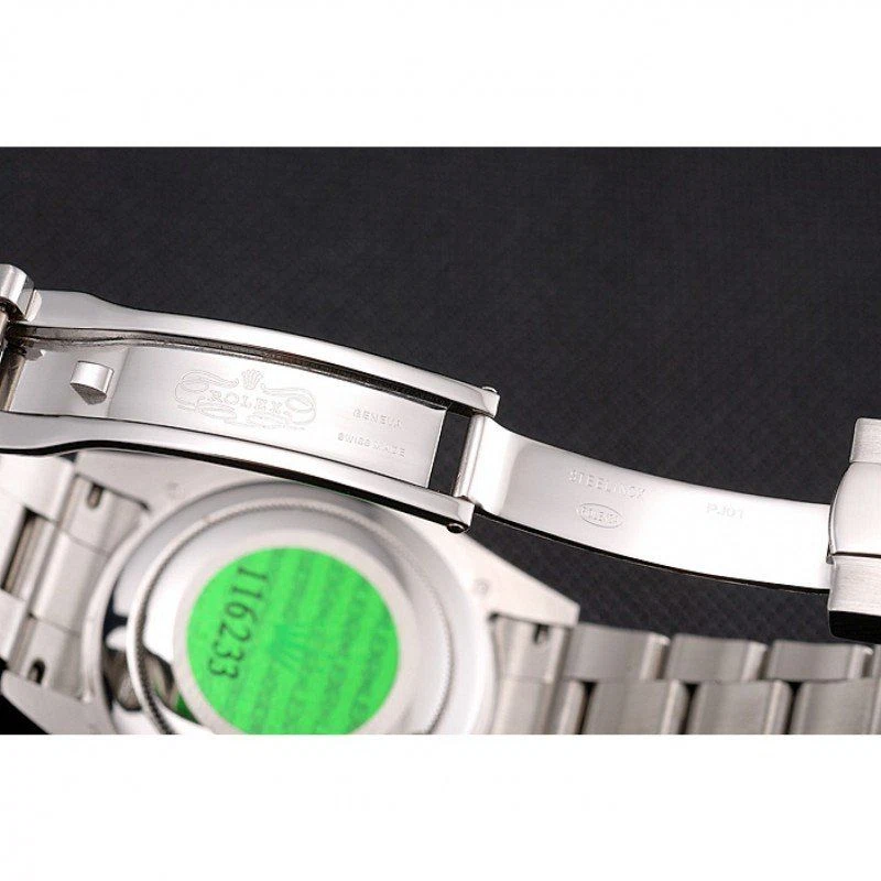 Oyster Perpetual Date blaues Zifferblatt REP016835 Detailansicht