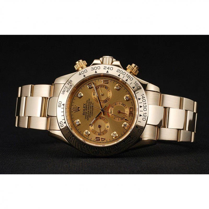 Daytona goldfarbenes Zifferblatt 1454245 Nahaufnahme