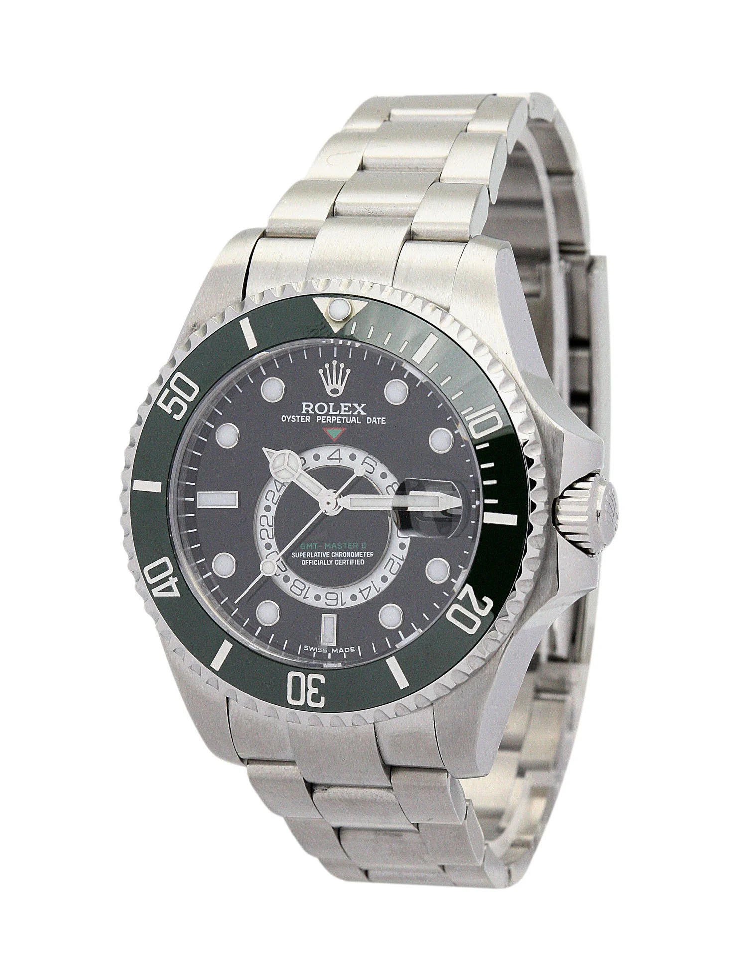 GMT-Master schwarzes Zifferblatt 16720-4 Perspektivansicht