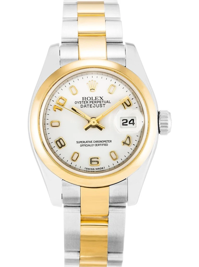 Lady-Datejust weißes Zifferblatt 179163