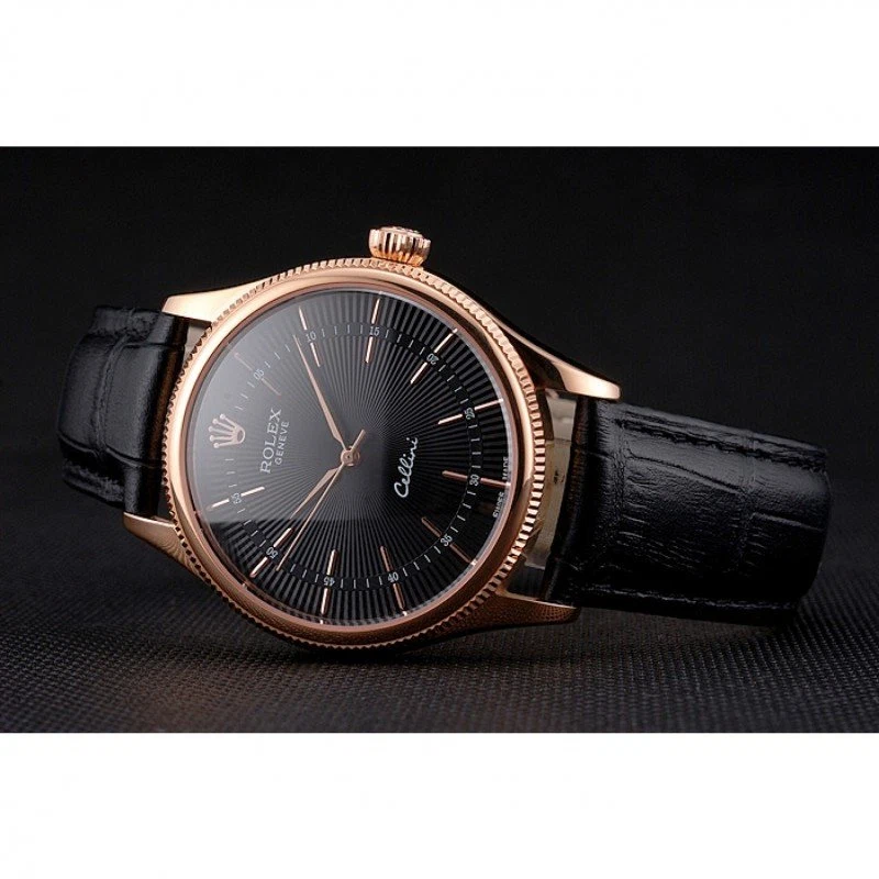 Superclone Cellini schwarzes Zifferblatt REP016815 Designdetail
