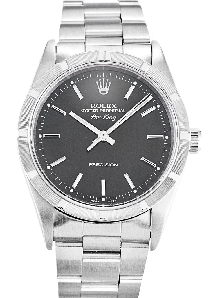 Air-King schwarzes Zifferblatt 14010