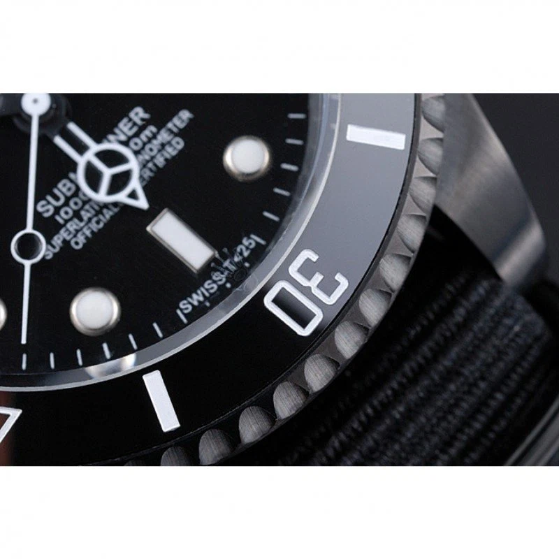 Submariner schwarzes Zifferblatt 622006 Profilansicht