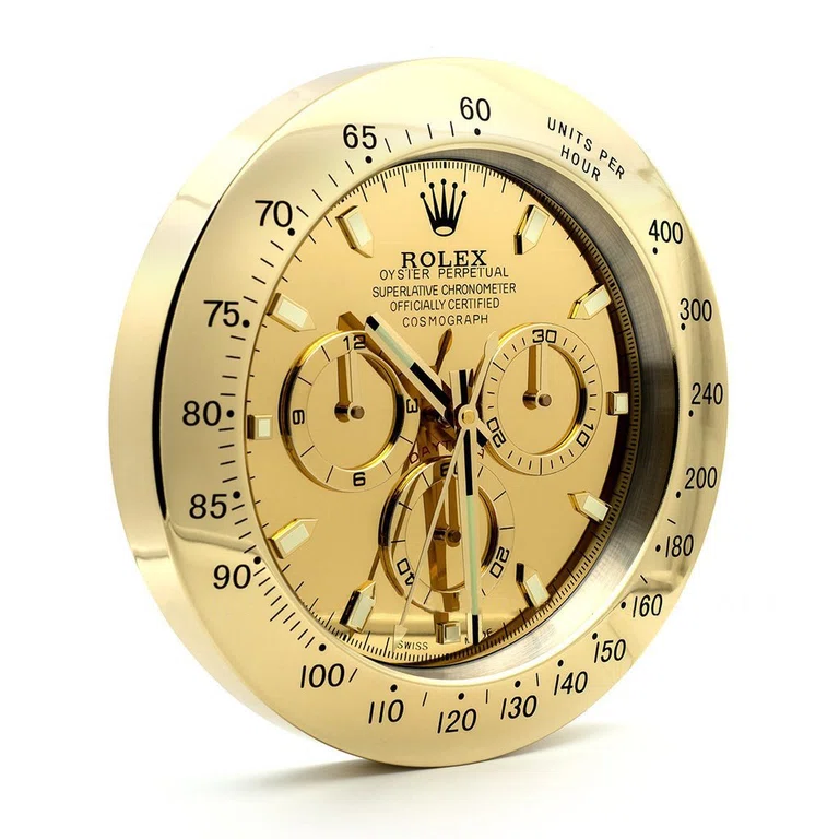 Wanduhr – DAYTONA Vollgold