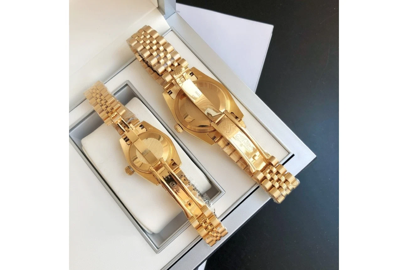 Datejust Roségold/Roségold Jubilee Silber/Zifferblatt Profilansicht