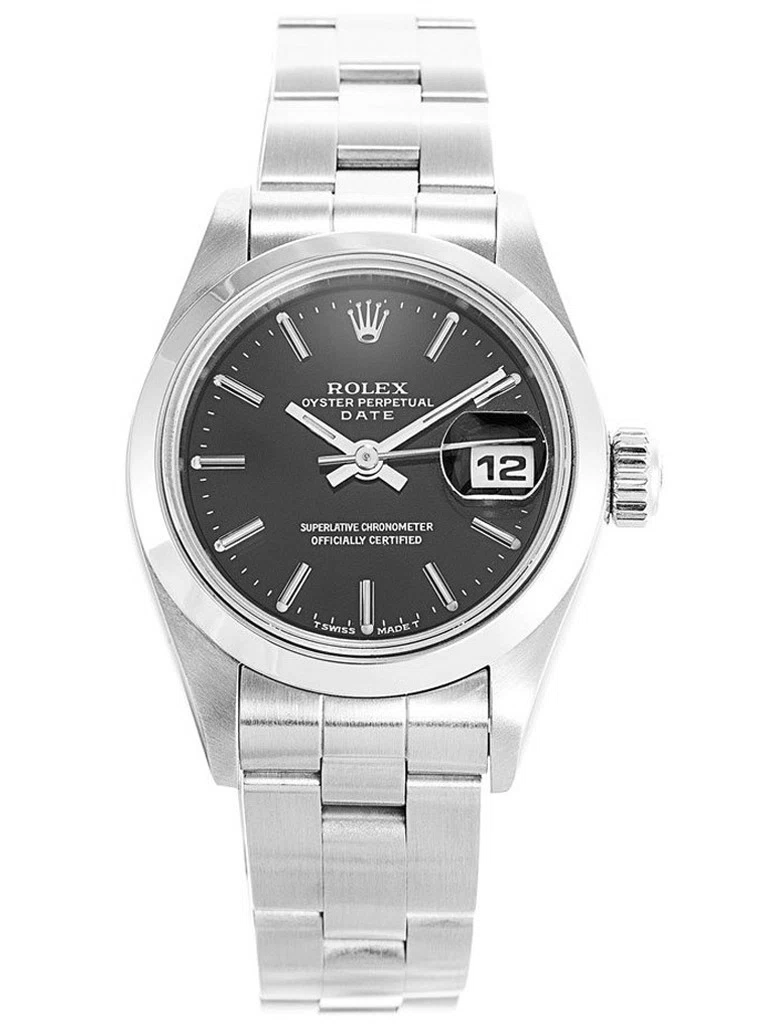 Datejust schwarzes Zifferblatt 69160