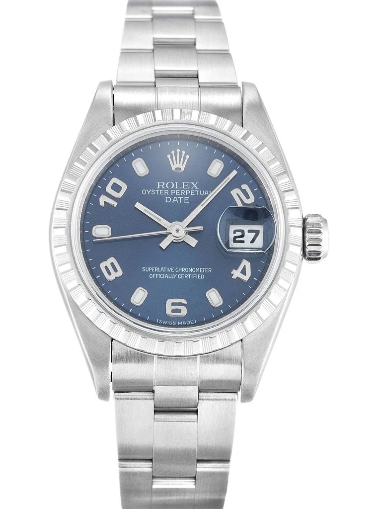 Oyster Perpetual Lady blaues Zifferblatt 79240